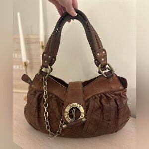 Bally Brown Quilted Bag